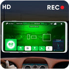 Compteur de vitesse GPS Dash Cam Night Vision icône