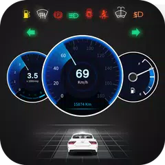 Скачать Спидометр OBD Приборная панель APK