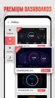 برنامه‌نما GPS Speedometer OBD2 Dashboard عکس از صفحه