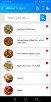 African Food Recipes plakat