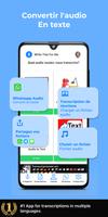 Convertir des audio en texte capture d'écran 1