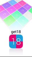 Poster Get 18! -  Math Puzzle Game