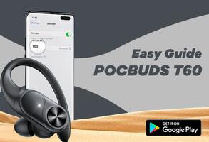 PocBuds T60 Earbuds App Guide Affiche