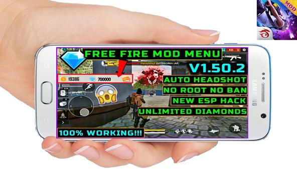 Free-Fire Mod Menu: Unlimited Diamonds screenshot 1