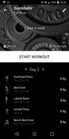 Dumbbell Home Workout poster