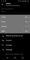 Tabata. HIIT entraînement capture d'écran 2