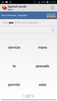 Learn Spanish Vocabulary syot layar 1