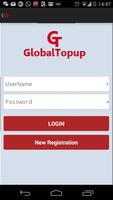 global topup prepaid recharge Affiche