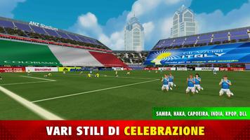 Poster Super Fire Soccer - Forza Azzu