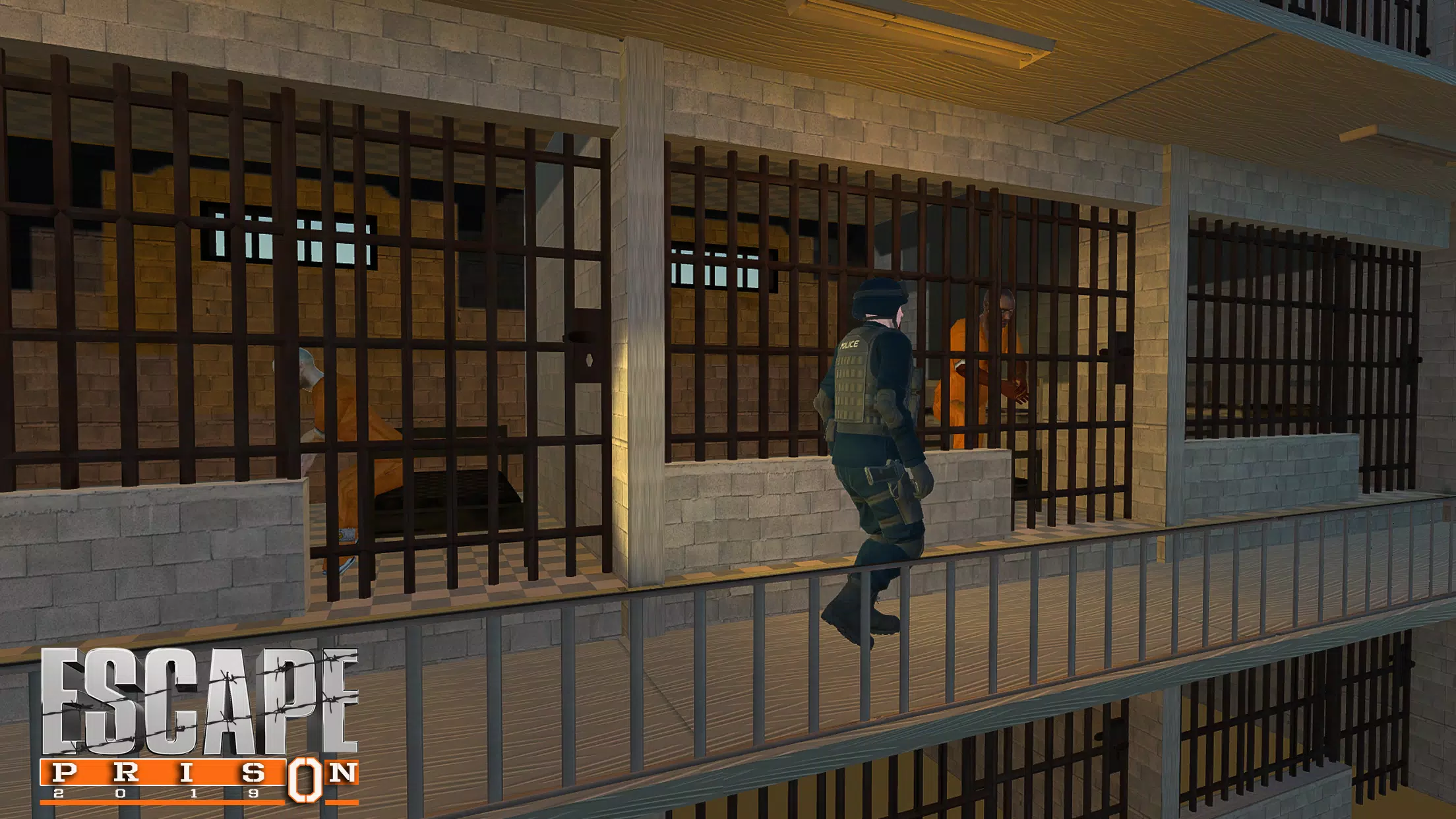 Prison Life Simulator Jail - Gangster Escape Games Scary Architect Battle