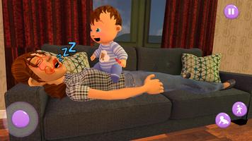 Virtual Baby & Babysitting Sim imagem de tela 2