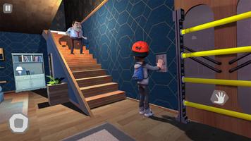 Crazy Neighbor Dark Secret 3D imagem de tela 1