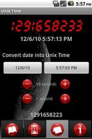 Unix Time capture d'écran 1
