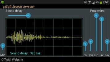 axSoft Speech corrector โปสเตอร์
