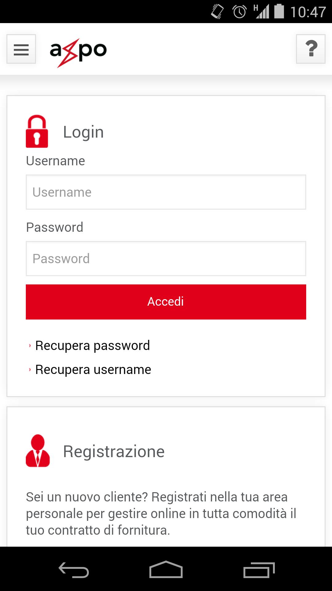 SCARICARE FATTURE AXPO