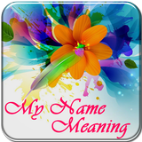 My Name Meaning: Name Art icône