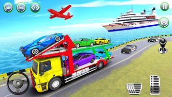 Transporter Truck Simulator 3D poster