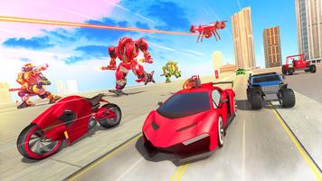 Robot Superhero Car Transform screenshot 2