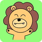 Awesome Lion Stickers icône