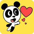Stickers Panda Mignon icône