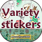 variety stickers with more than 2000 sticker icon