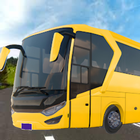 indian Bus driving 3d icon