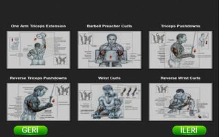 Exercices de musculation capture d'écran 2