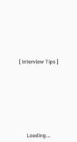 Interview Tips Cartaz