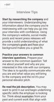 Interview Tips captura de pantalla 1