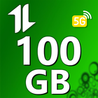 100GB Internet Data app offer icône