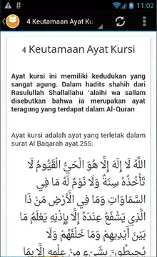 Screenshot 2 for Ayat Kursi - MP3 & Terjemahan