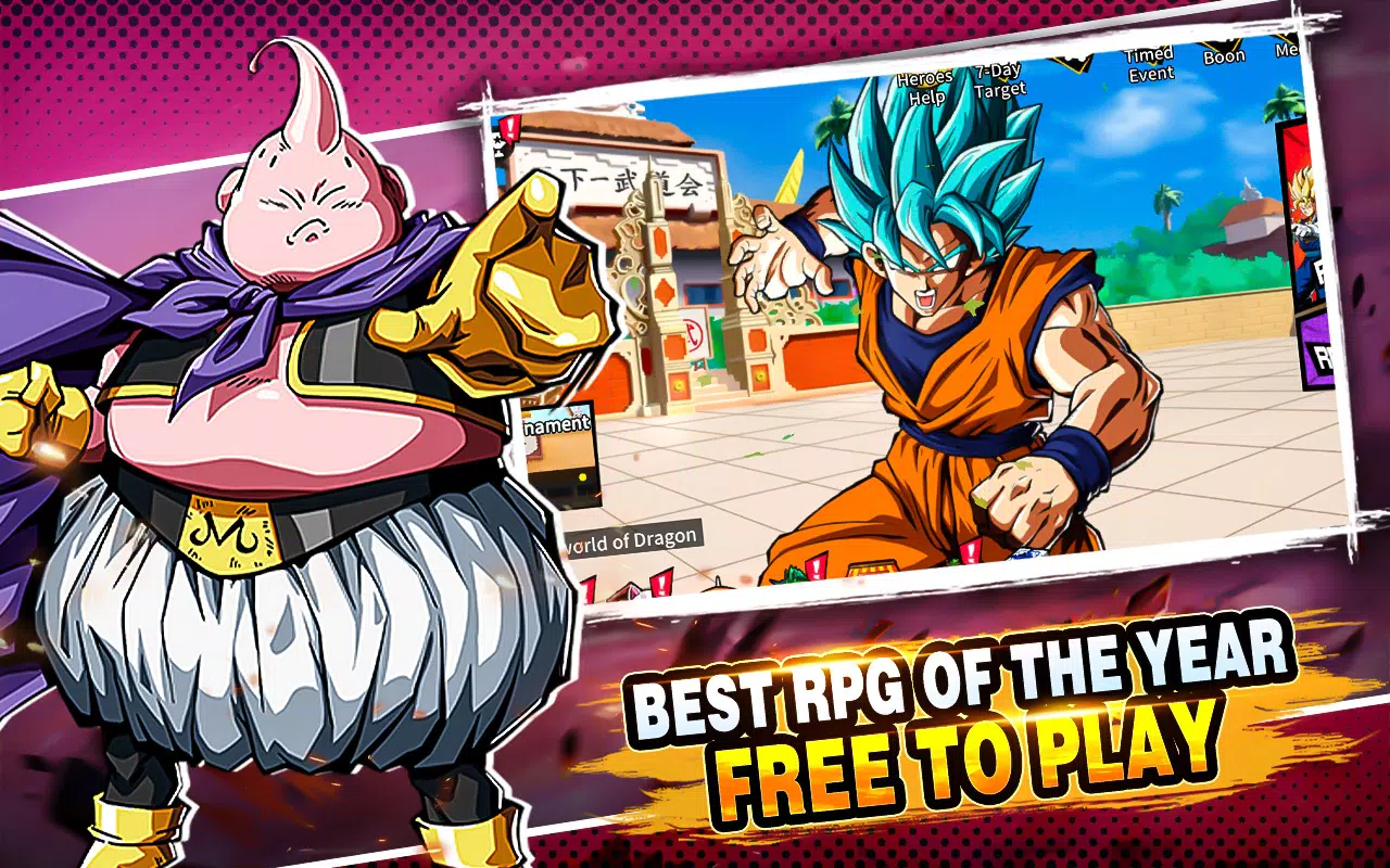 Super Saga Z Gameplay - Dragon Ball RPG Android APK Download 