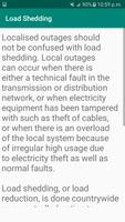 Load Shedding capture d'écran 1