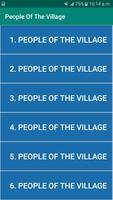 People Of The Village Affiche