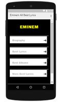 Eminem lyrics plakat
