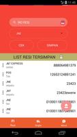 Cek Resi penulis hantaran