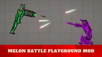 Mod Melon battle playground poster