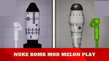 Nuke Bomb mod melon play poster