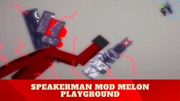 Speakerman Mod Melon poster
