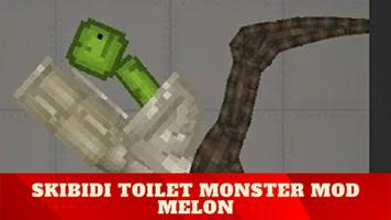 Toilet Monster Mod Melon постер