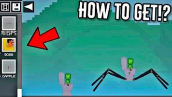 Spider skibydi Mod melon screenshot 1