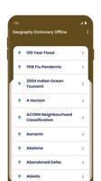 Geography Dictionary Offline screenshot 1