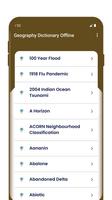 Geography Dictionary Offline اسکرین شاٹ 1