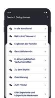 Deutsch Dialog Lernen ảnh chụp màn hình 1