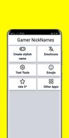 Gamer Stylish Nicknames poster