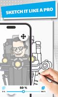 Draw AR : Skibi Toilet Monster স্ক্রিনশট 1
