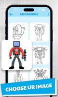 Draw AR : Skibi Toilet Monster screenshot 2