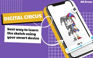 Draw AR : Digital Circus Pom Ekran Görüntüsü 3