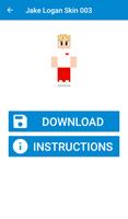 Jake Logan Skins For MCPE captura de pantalla 3