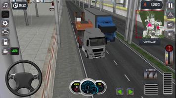 لعبة محاكاة الشاحنات الدولية الملصق